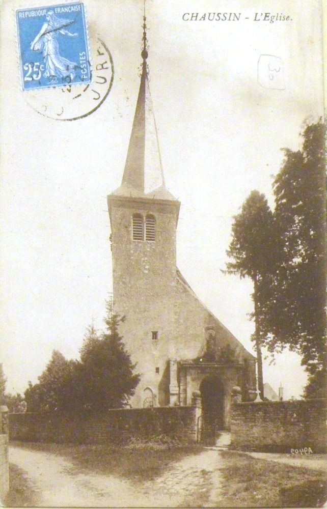 L'église de Chaussin à l'époque